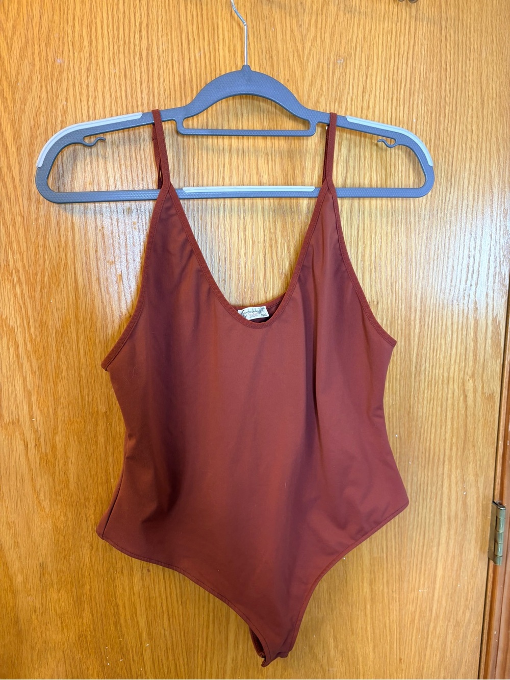 Free People Brown One-Piece Bodysuit